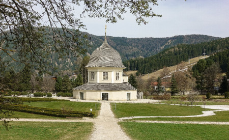 Pavillon in der Mitte des "Domenico"-Stiftsgartens